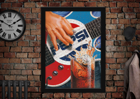 Pepsi Guitar Pop Art Retro Style Drinks Poster