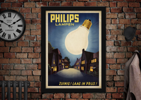 Philips Lighting Vintage Style Poster
