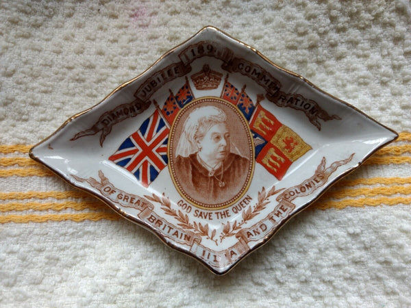 Queen Victoria 1897 Diamond Jubilee Pin Dish