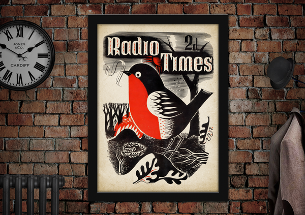 Radio Times Cover 1938 Vintage Style Poster