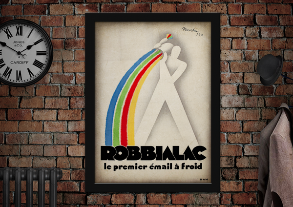 Robbialac Paints Vintage Style Poster