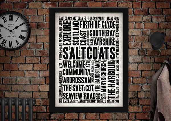 Saltcoats Town Poster