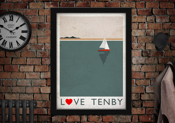 Tenby Sailing Poster
