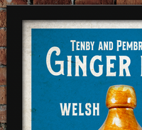 Tenby Pembroke Dock Ginger Beer Poster
