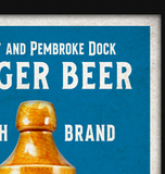Tenby Pembroke Dock Ginger Beer Poster