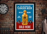 Tenby Ginger Beer Poster