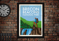 BRECON BEACONS Wales Poster