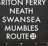 Porthcawl to Mumbles Bus Scroll Route 12
