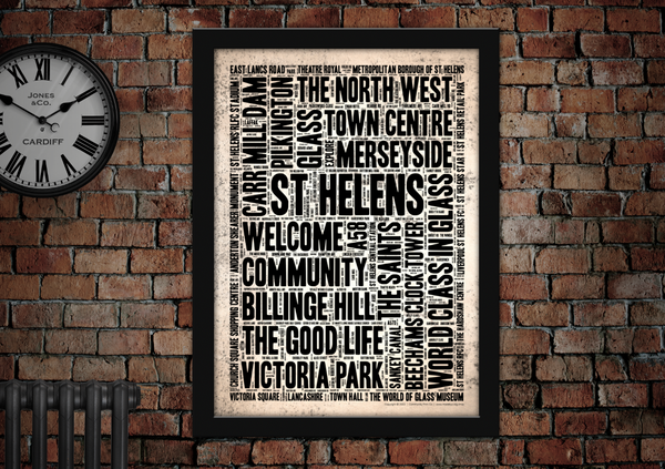 St Helens Poster