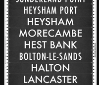 Heysham, Morecambe & Lancaster Bus Scroll Route 15