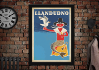 Llandudno Advertising Poster