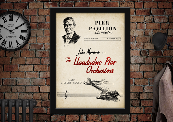 Llandudno Pier Orchestra Advertising Poster