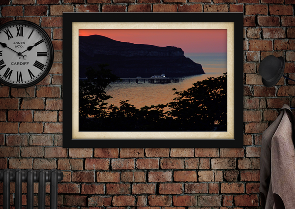 Llandudno Pier and Great Orme at Sunset by Craig Olle