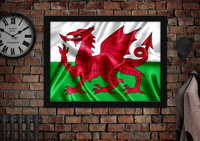 Welsh Flag Print