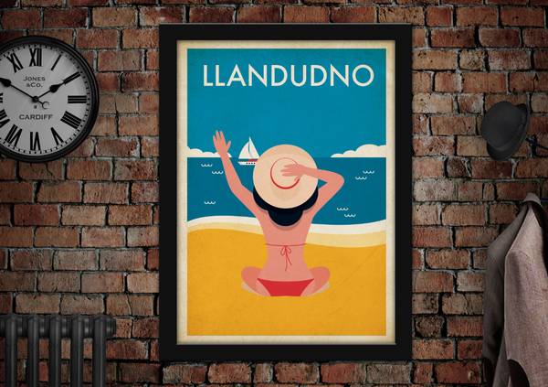 Llandudno Holiday Advertising Poster