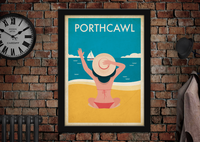 Porthcawl Holiday Advertising Poster
