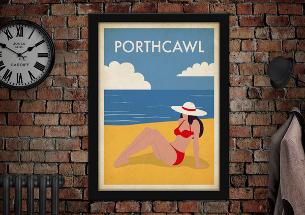 Porthcawl Holiday Poster