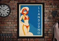 Llandudno Beach Holiday Poster
