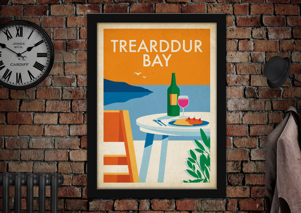 Trearddur Bay Dining Poster