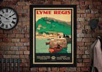Lyme Regis Railway Poster