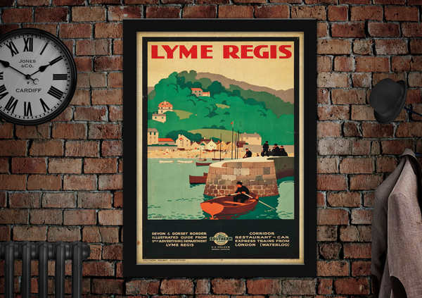 Lyme Regis Railway Poster