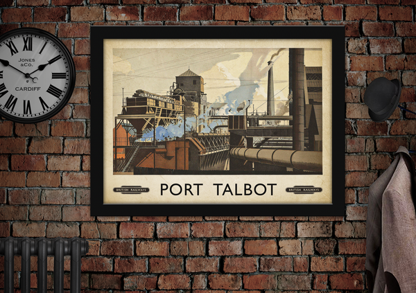 Port Talbot Railway Advertising Poster