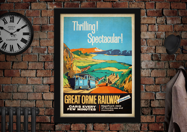 Llandudno Great Orme Railway Poster
