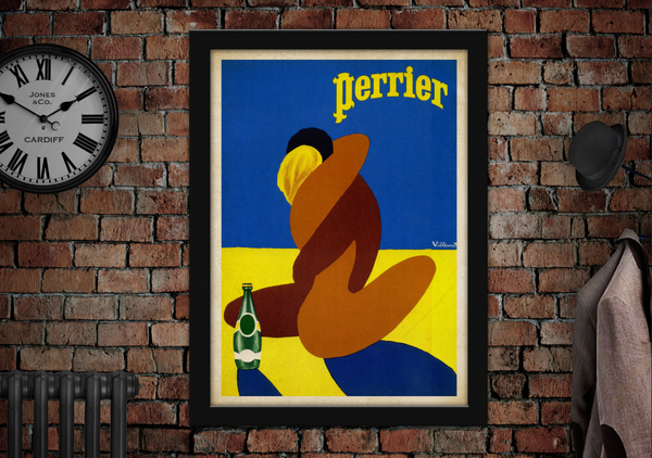 Perrier Vintage Style Poster