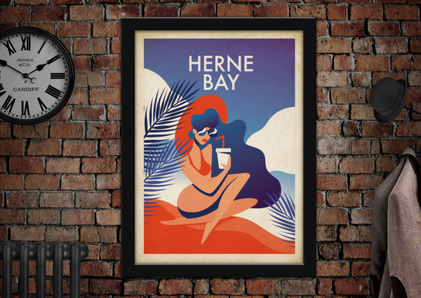 Herne Bay Holiday Poster