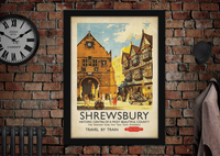 Shrewsbury Railway Poster