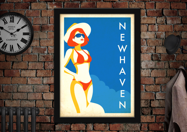 Newhaven Vintage Poster