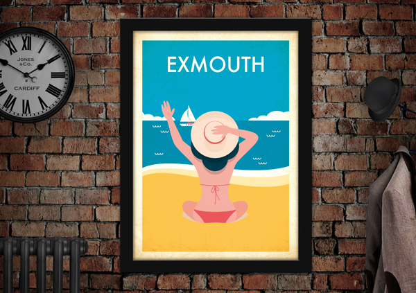 Exmouth Holiday Advertising Poster