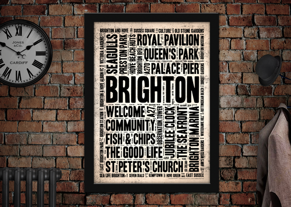Brighton Town Poster