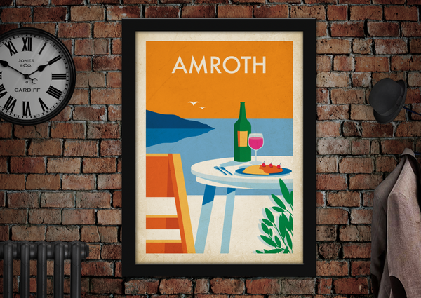 Amroth Beach Dining Poster