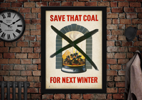 Coal Vintage Advertising Poster