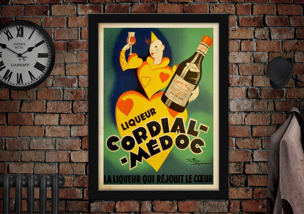 Liqueur Cordial Medoc Poster by Henri Le Monnier