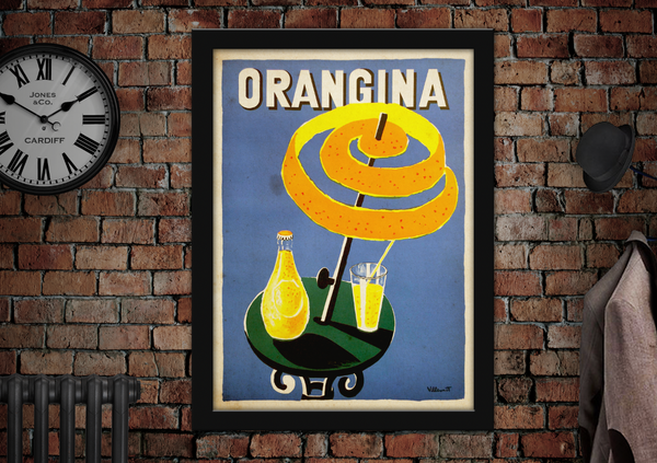 Orangina Parasol Advertising Poster
