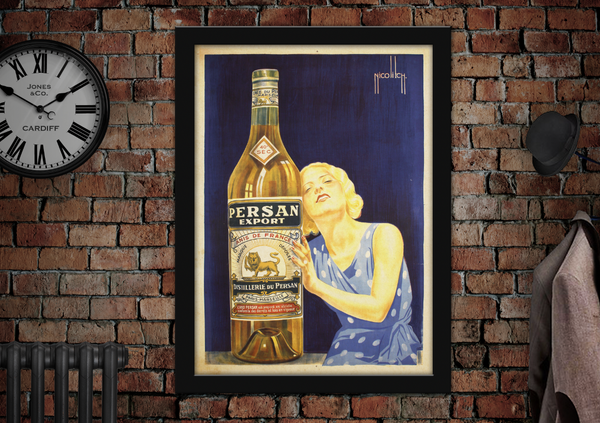 Persan Export Vintage Style Poster