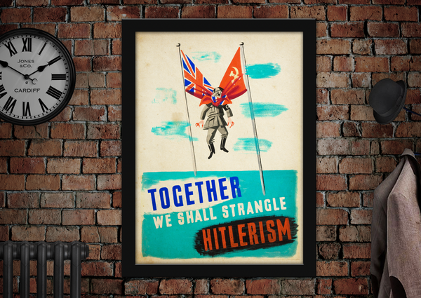 WWII Propaganda Nazi Germany Adolf Hitler Poster