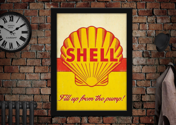 Shell Fuel Pump Poster