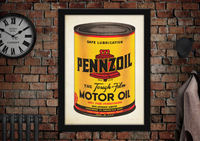 Pennzoil Motor Oil Poster