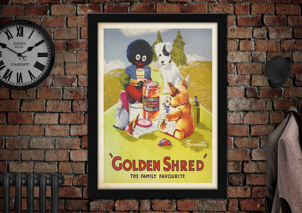 Golden Shred Marmalade Vintage Style Poster