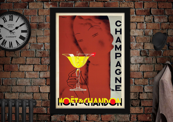 Moet et Chandon Vintage Poster