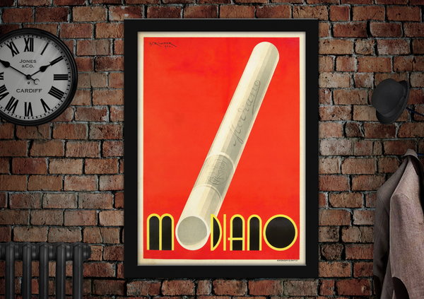 Modiano Cigarettes Vintage Style Poster