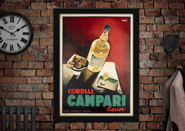 Cordial Campari Vintage Style Poster