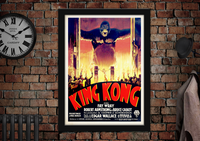 King Kong Vintage Movie Poster