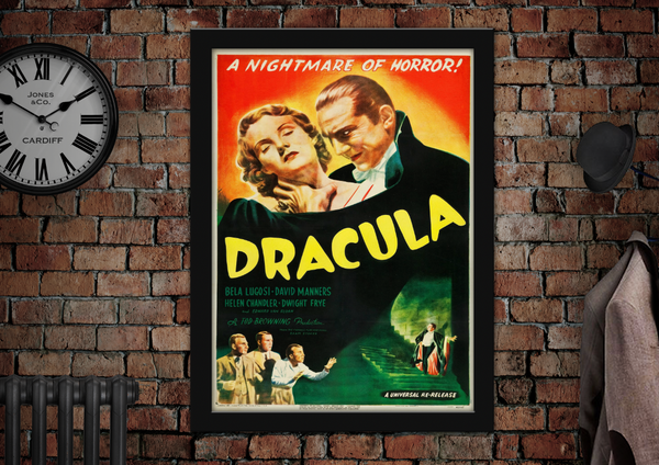 Dracula Horror Vintage Style Movie Poster