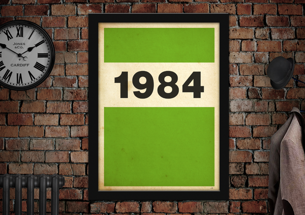 Personalised 'Your Year' vintage style poster green print
