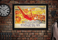 Clacton-on-Sea Railway Poster