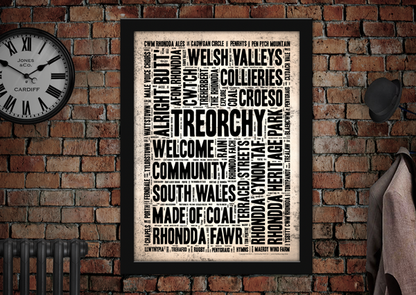 Treorchy Town Poster